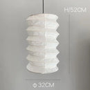 GobekUsa Akari Noguchi Pendant Lights: Retro White Rice Paper Hanging Lamp for Home Décor.