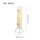 GobekUsa Akari Noguchi Rice Paper Floor Lamp LED E27: Art Decor Interior Lighting for Living Room