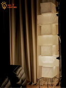 GobekUsa Akari Noguchi Rice Paper Floor Lamp LED E27: Art Decor Interior Lighting for Living Room