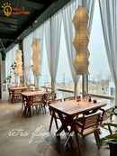 GobekUsa Akari Noguchi Rice Paper Floor Lamp LED E27: Art Decor Interior Lighting for Living Room