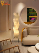 GobekUsa Akari Noguchi Rice Paper Floor Lamp LED E27: Art Decor Interior Lighting for Living Room