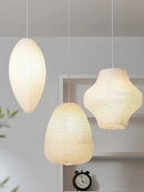 GobekUsa Akari Noguchi Rice Paper Pendant Lights for Bedroom Tea/Living Room