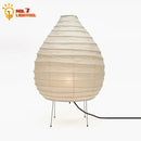 GobekUsa Akari Noguchi Rice Paper Table Lamp LED E27 Modern Light for Living Room