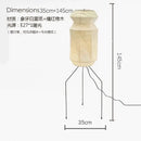 GobekUsa Akari Noguchi Wabi-sabi LED Floor Lamp for Living Room Decor