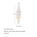 GobekUsa Akari Rice Paper Pendant Lamp for Living Room Bedroom - Wabi Sabi Design