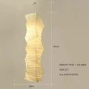 GobekUsa Akari Rice Paper Pendant Lamp for Living Room Bedroom, LED Hanging Light