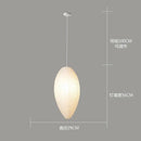 GobekUsa Akari Rice Paper Pendant Lamp for Living Room Bedroom, LED Hanging Light