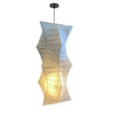 GobekUsa Akari Rice Paper Pendant Lamp for Living Room Bedroom, LED Hanging Light