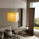 GobekUsa Akari Rice Paper Pendant Lamp for Living Room Bedroom, LED Hanging Light