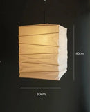 GobekUsa Akari Rice Paper Pendant Lamp for Living Room Bedroom, LED Hanging Light