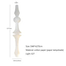 GobekUsa Akari Rice Paper Pendant Lamp for Living Room Bedroom, LED Hanging Light
