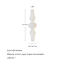 GobekUsa Akari Rice Paper Pendant Lamp for Living Room Bedroom, LED Hanging Light