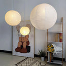 GobekUsa Akari Rice Paper Pendant Lights - Handwoven LED Hanging Lamp for Home Décor
