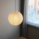 GobekUsa Akari Rice Paper Pendant Lights - Handwoven LED Hanging Lamp for Home Décor