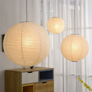 GobekUsa Akari Rice Paper Pendant Lights - Handwoven LED Hanging Lamp for Home Décor
