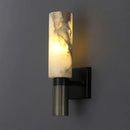 GobekUsa Alabaster Copper Wall Lamp | Luxury Marble Sconce LED Light | Bedroom Living Room Fixture