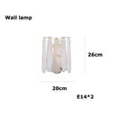 GobekUsa Alabaster Lustre LED Chandelier for Dining Room