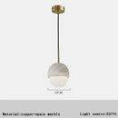 GobekUsa Alabaster Marble Pendant Lights for Luxury Dining Room, Kitchen & Bar Décor