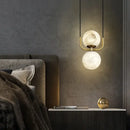 GobekUsa Alabaster Marble Pendant Lights for Luxury Dining Room, Kitchen & Bar Décor
