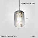 GobekUsa Alabaster Marble Pendant Lights for Luxury Dining Room, Kitchen & Bar Décor