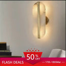 GobekUsa Alabaster Oval Marble Wall Lamp for Indoor Living Room Bedroom Kitchen Corridor Lighting