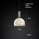 GobekUsa Alabaster Pendant Lights LED Designer Hanging Lamps For Living Room