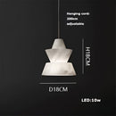 GobekUsa Alabaster Pendant Lights LED Designer Hanging Lamps For Living Room