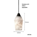 GobekUsa Alabaster Pendant Lights LED Designer Hanging Lamps For Living Room