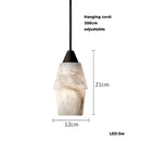 GobekUsa Alabaster Pendant Lights LED Designer Hanging Lamps For Living Room