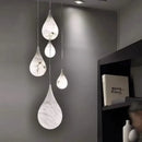 GobekUsa Alabaster Pendant Lights LED Designer Hanging Lamps For Living Room