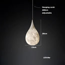 GobekUsa Alabaster Pendant Lights LED Designer Hanging Lamps For Living Room