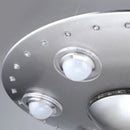 GobekUsa Alien UFO Design LED Pendant Light for Children's Room, Creative Iron Art Chandelier