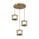 GobekUsa All Copper Entrance Light, Bedroom Head, Ceiling, Hallway, Rotating Staircase Light