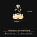 GobekUsa All Copper Jade Chandelier for Living Room, Villa Duplex Multi-storey Lighting