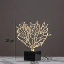 GobekUsa Alloy Coral Crafts on Crystal Base for Stylish Desktop Decor