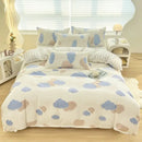GobekUsa Aloe Cotton Printed Bed Sets 4Pcs Soft Cozy Bedding Set for Adults