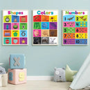 GobekUsa Alphabet Educational Poster for Kids - Math & English