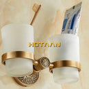 GobekUsa Aluminium Double Tumbler Holder for Bathroom Accessories