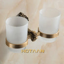 GobekUsa Aluminium Double Tumbler Holder for Bathroom - YT-11208