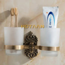 GobekUsa Aluminium Double Tumbler Holder for Bathroom - YT-11208