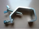Silver aluminium light hook clamp 5 pack for living room stage lighting by Decorbites