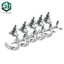 Silver aluminium light hook clamp 5 pack for living room stage lighting by Decorbites