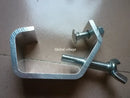 Silver aluminium light hook clamp 5 pack for living room stage lighting by Decorbites