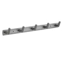 Gray aluminum alloy towel hooks bathroom wall rack by Decorbites