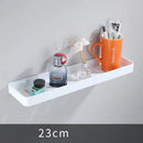 Modern white aluminum bathroom corner shelf kitchen storage holder by Decorbites