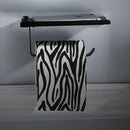 Matte black aluminum toilet paper rack bathroom wall mount by Decorbites