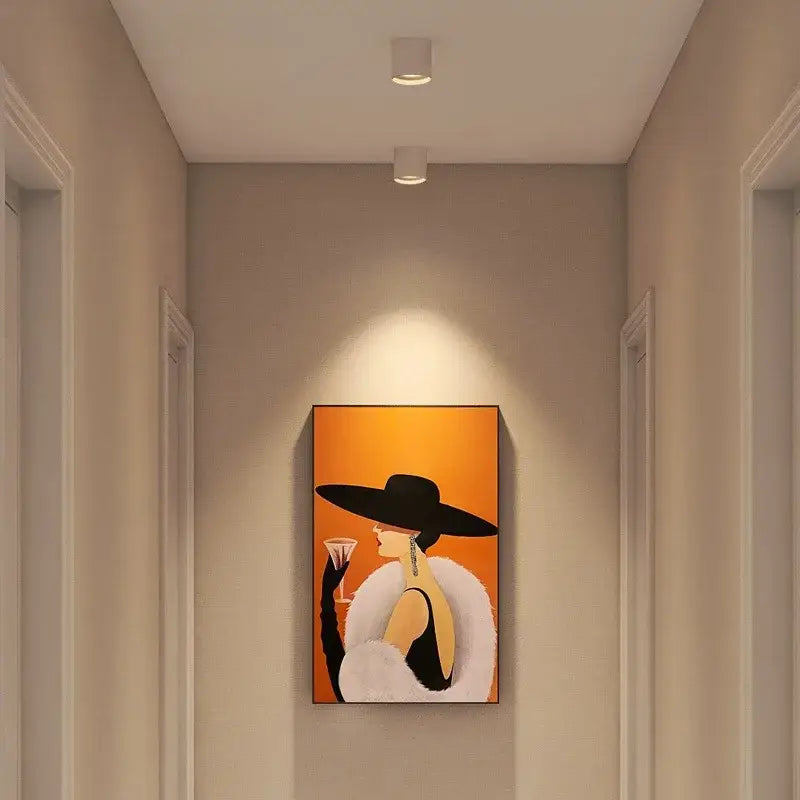 GobekUsa Aluminum Ceiling Lamp: Cylindrical Surface Mounted Downlight with Adjustable Beam Angle, photo 3 of 10