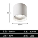 GobekUsa Aluminum Ceiling Lamp: Cylindrical Surface Mounted Downlight with Adjustable Beam Angle