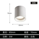 GobekUsa Aluminum Ceiling Lamp: Cylindrical Surface Mounted Downlight with Adjustable Beam Angle