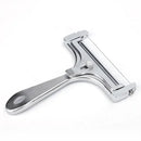 Sleek chrome adjustable cheese butter slicer kitchen tool by Decorbites